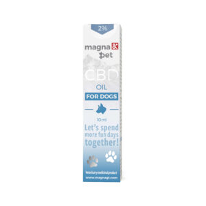 Magnapet széles spektrumú CBD olaj kutyáknak (oliva) 10ml 200mg CBD (2%)