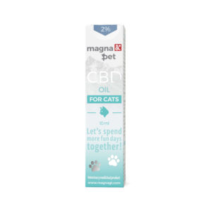 Magnapet széles spektrumú CBD olaj macskáknak (oliva) 10ml 200mg CBD (2%)