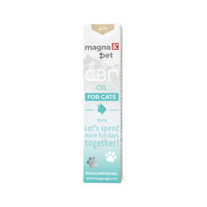 Magnapet széles spektrumú CBD olaj macskáknak (oliva) 10ml 400mg CBD (4%)