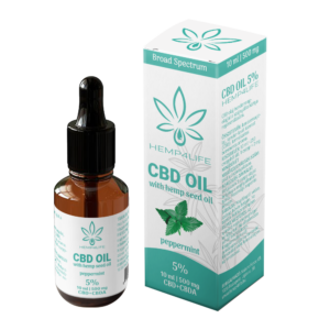 Hemp4life széles spektrumú CBD olaj (kender-borsmenta) 10ml 500mg CBD (5%)